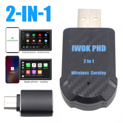 Wireless CarPlay Adapter For iPhone Apple Wireless Carplay Plug &Play USB Dongle