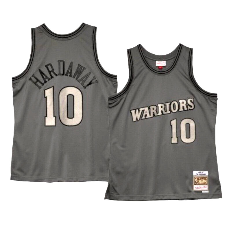Camiseta deportiva de los Warriors de Mitchell & Ness Tim Hardaway Metal Works 1990-1991 talla M $150