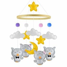 Baby Mobile, Detuosi Crib Handmade Nursery Mobiles with...