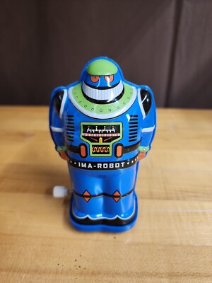 Tin Robot - Wind Up - IMA ROBOT by Schylling / Toy 2010- 4-1/2''
