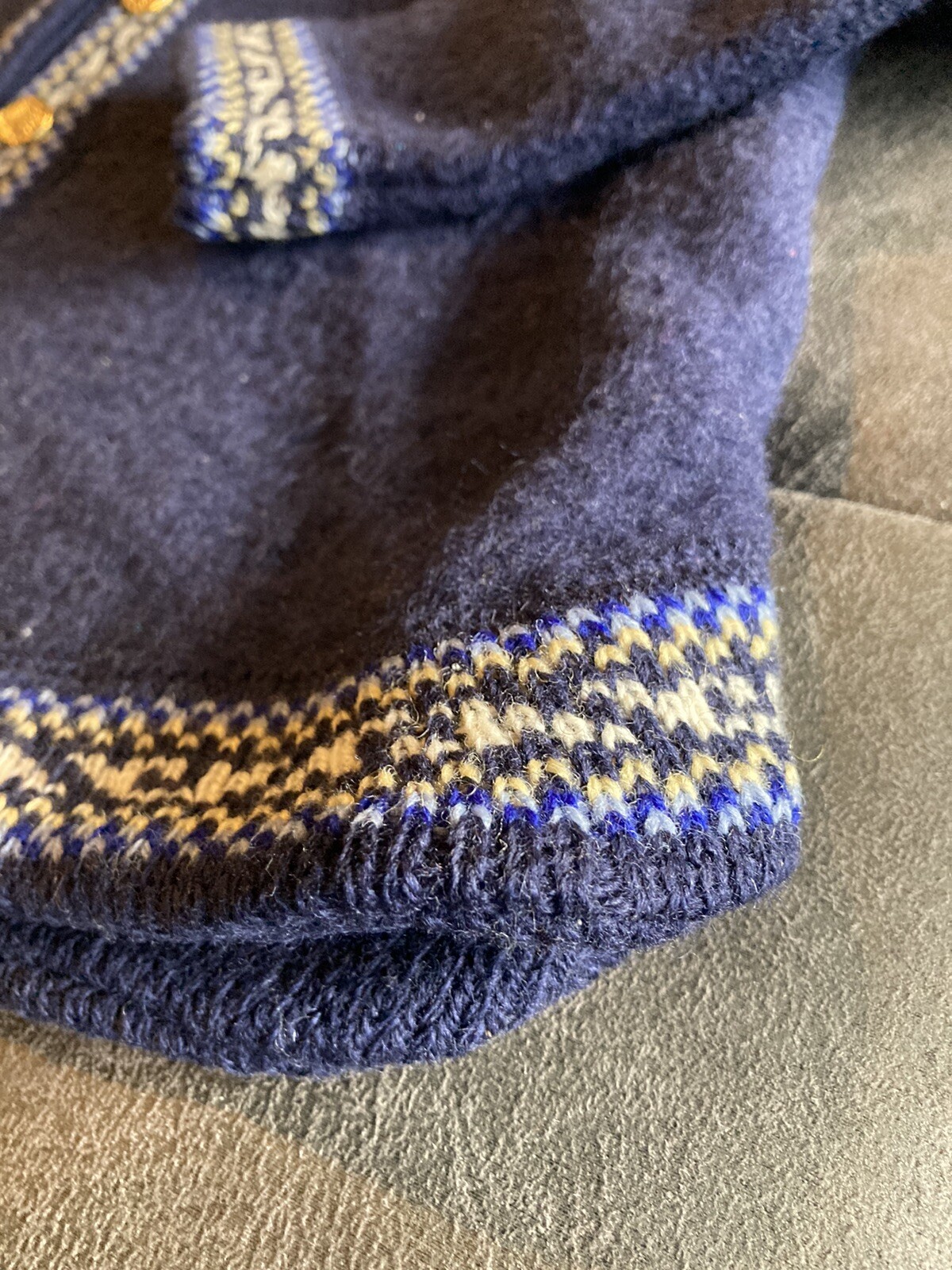 Vintage 1980’s Genuine Wool Cardigan. Made in Scotland. House Of York. Rare image 5