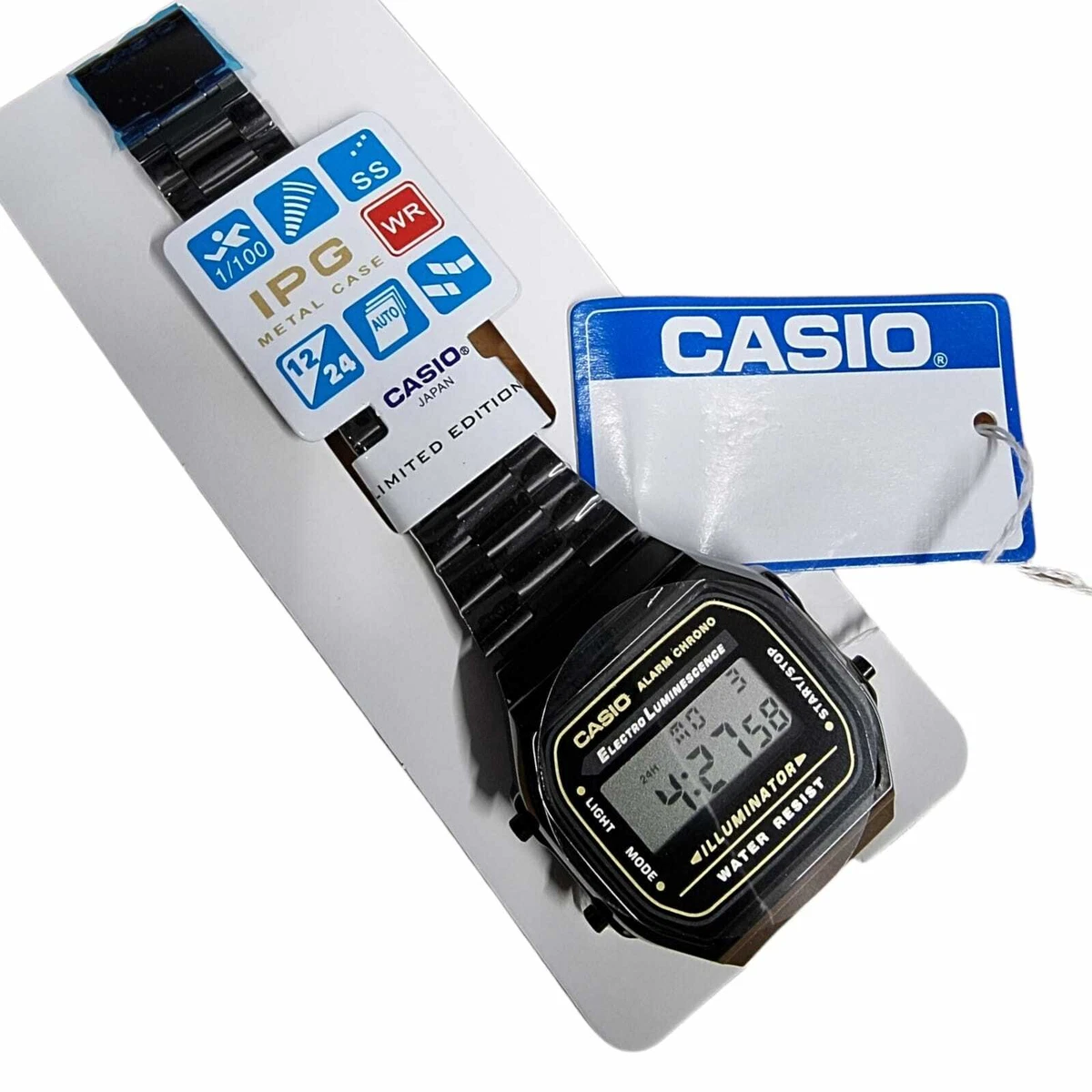 Casio a168 black cheap