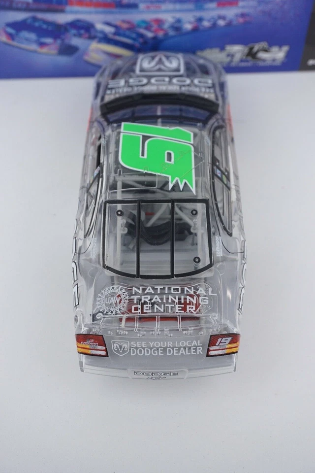 Jeremy Mayfield #19 Dodge 2002 Intrepid R/T coche transparente 1:24 acción falta funda Foto 4 de 4