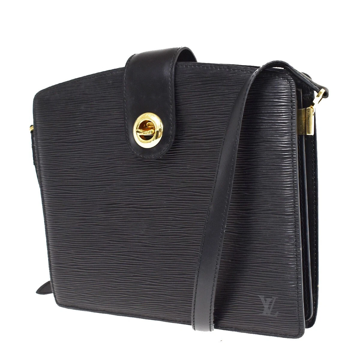 LOUIS VUITTON, a black Epi leather Trocadero shoulder bag