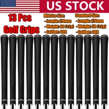 13 Pcs Golf Grips Golf Club Grip Rubber Anti-Slip Grip Standard Midsize Oversize