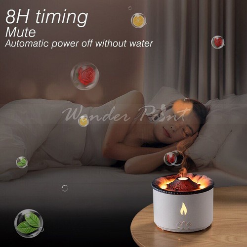 Essential Oil Diffuser Jellyfish Flame Air Humidifier Cool Mist Sprayer 360mL - Picture 8 of 18