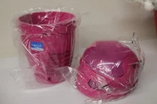 Lot Of 2 Koziol Del XS Swing Top Waste Basket Fuchsia Pink Kids Desk Trash Can