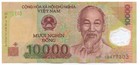VIETNAM - 10000 Đồng 2006-2022 Standard banknote 132 × 60 mm - HP19477303