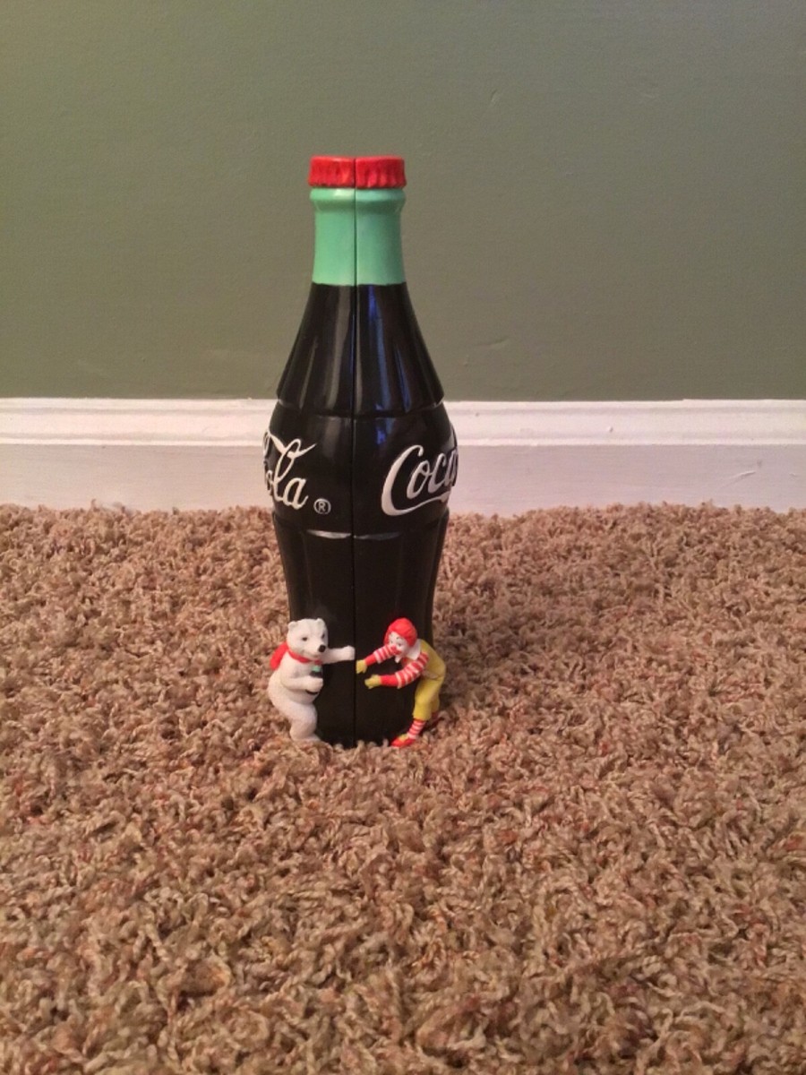 2000 Coca-Cola McDonald's Orlando Convention Hinged Resin Bottle