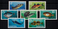Albania; Ryby 1967 kpl. ** (11,-)