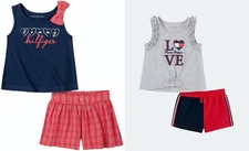 New Tommy Hilfiger Little Girl Tank Top and Shorts Choose Size Color MSRP 55