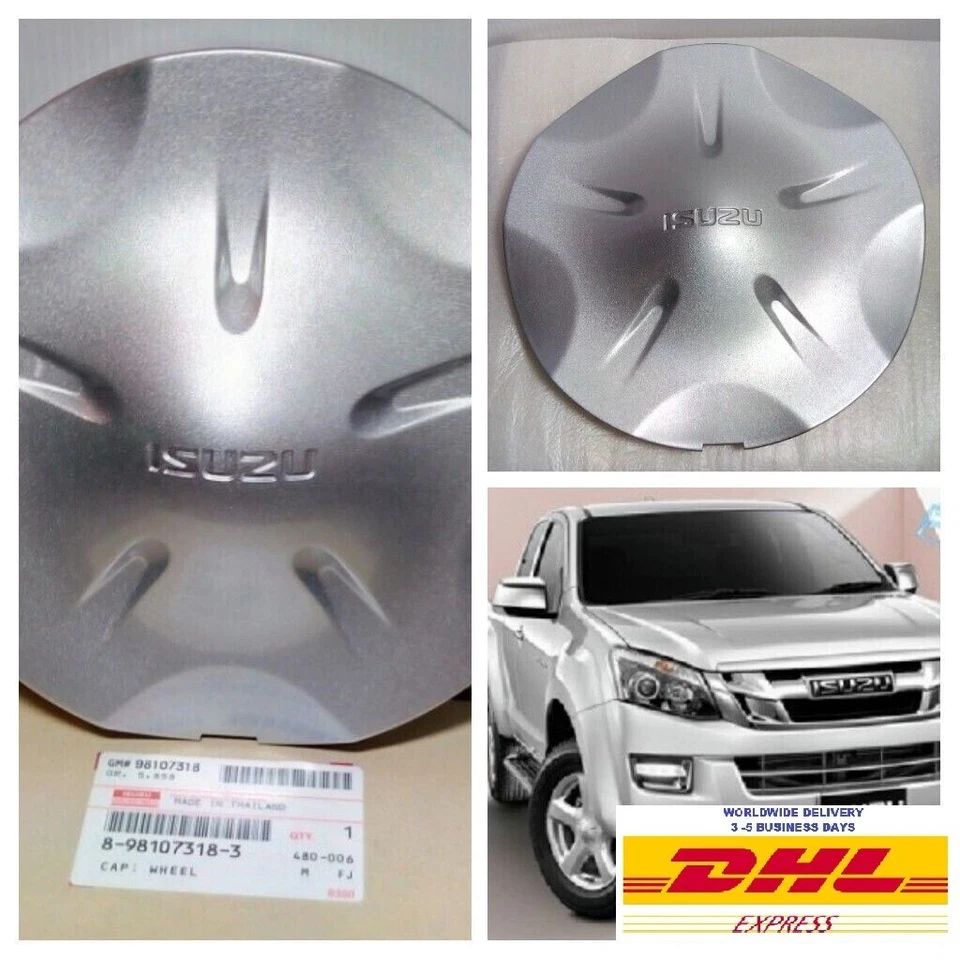 Set of 4 Genuine Cover Cap Wheel Hub For 2012-2019 Isuzu D-Max Rodeo 4WD - Image 2 of 4