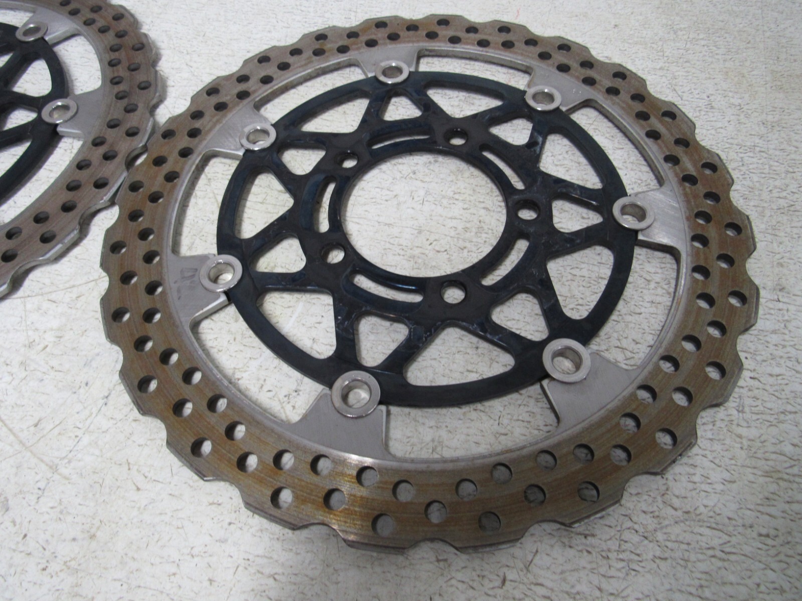 12-17 KAWASAKI ZX14R ZX 14 ZX14 FRONT ROTORS BRAKE DISC PAIR WHEEL OEM #2943