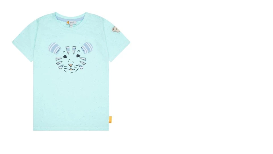 STEIFF wild at heart Shirt TIGER, blue light gr. 104 - Bild 1 von 1