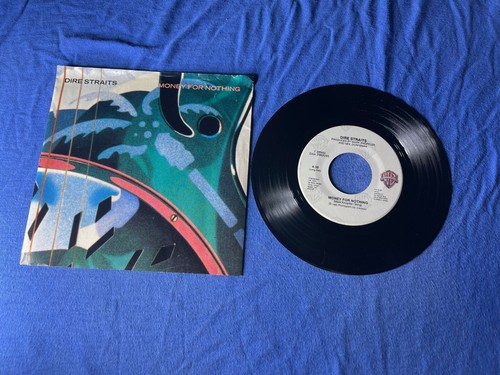 WB Record Picture Sleeve 45 rpm DIRE STRAITS Money for Nothing - Picture 2 of 2