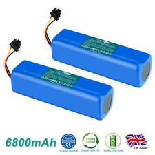 2x 14.4V 6800mAh Battery for Xiaomi BRR-2P4S-5200S Roborock S50 S51 S52