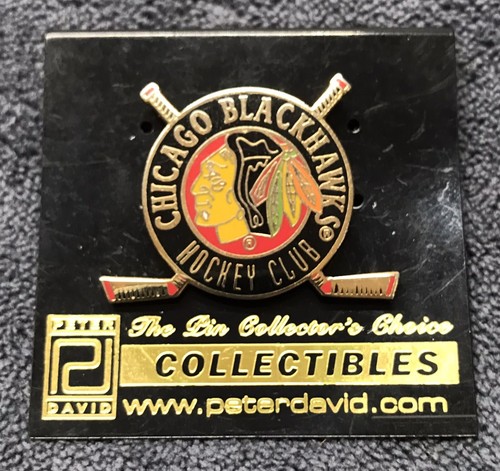 Vintage 1993 CHICAGO BLACKHAWKS HOCKEY CLUB NHL Pin - Peter David Collectibles - Picture 5 of 8