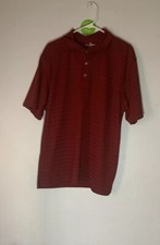 Grand Slam Golf Red Three Button Sz. XL Men Polo 3168