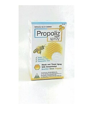 Propoliz Mouth Spray by T-Man | Sugar-Free   Saccharin-Free   Preservative-Free