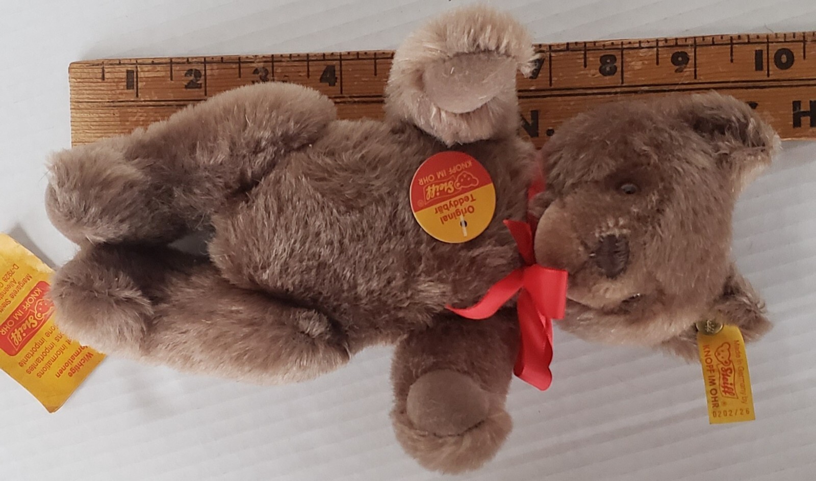 TRADITIONAL Vintage Steiff 10" fully jointed Classic Teddy Bear - West Germany