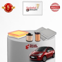 Wartungskit 4 Filter Citroen C3 II 1.6 Bluehdi 55KW 75PS AB 2015