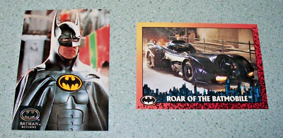 1992 Topps Stadium Club & TOPPS Batman Returns ADVANCE COMICS Promo Cards SET NM