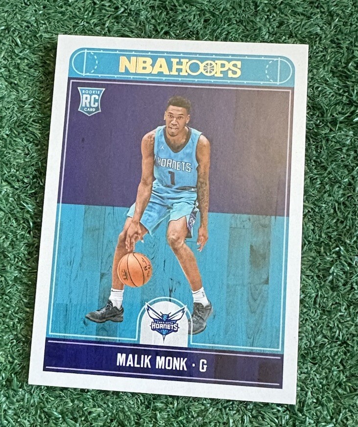 MALIK MONK - 2017-18 PANINI NBA HOOPS ROOKIE CARD #261 - HORNETS - KINGS - NBA