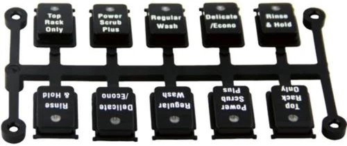 00498722 Dishwasher Control Panel Button Set Genuine Original Equipment Manufact