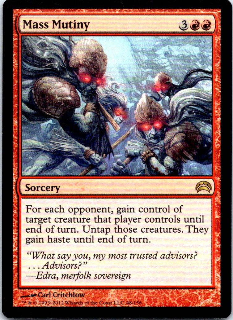 Mass Mutiny R Planechase 2012 48 LP