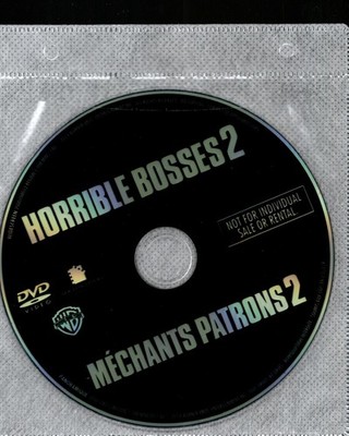 Horrible Bosses 2 (2014) DVD  *DISC ONLY* = REGION 1 - Jason Bateman