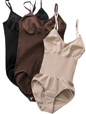 NWT AD 3pcs Seamless Body Shaping Bodysuits XL