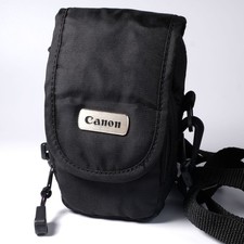 Canon Compact Camera Case Bag Black for PowerShot / IXY Excellent From JAPAN