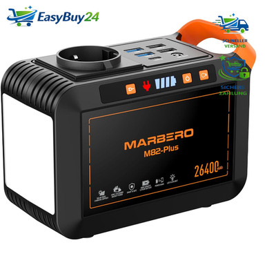 Powerstation 26400mAh 98Wh Lithium-Ionen Akku 120W Peak Solar Generator Camping