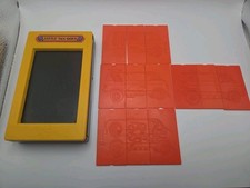 Vintage Tomy Little Van Goes Drawing Rub Kit 12 Plates Made in USA