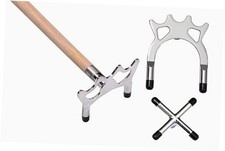 Accuplay Billiards 57" 2 Piece Maple Pool Bridge Stick, Choose All 3 heads