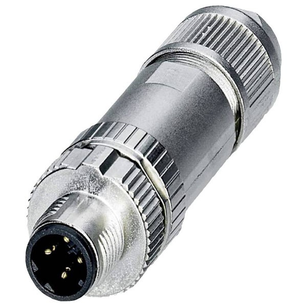 Lütze Sensor/Actuator Connector M12 Straight D-Coded 4 Pins
