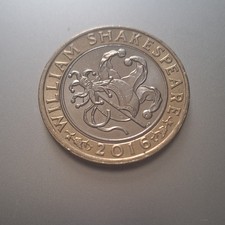 2016 UK £2 Two Pounds Coin William Shakespeare - Comedies