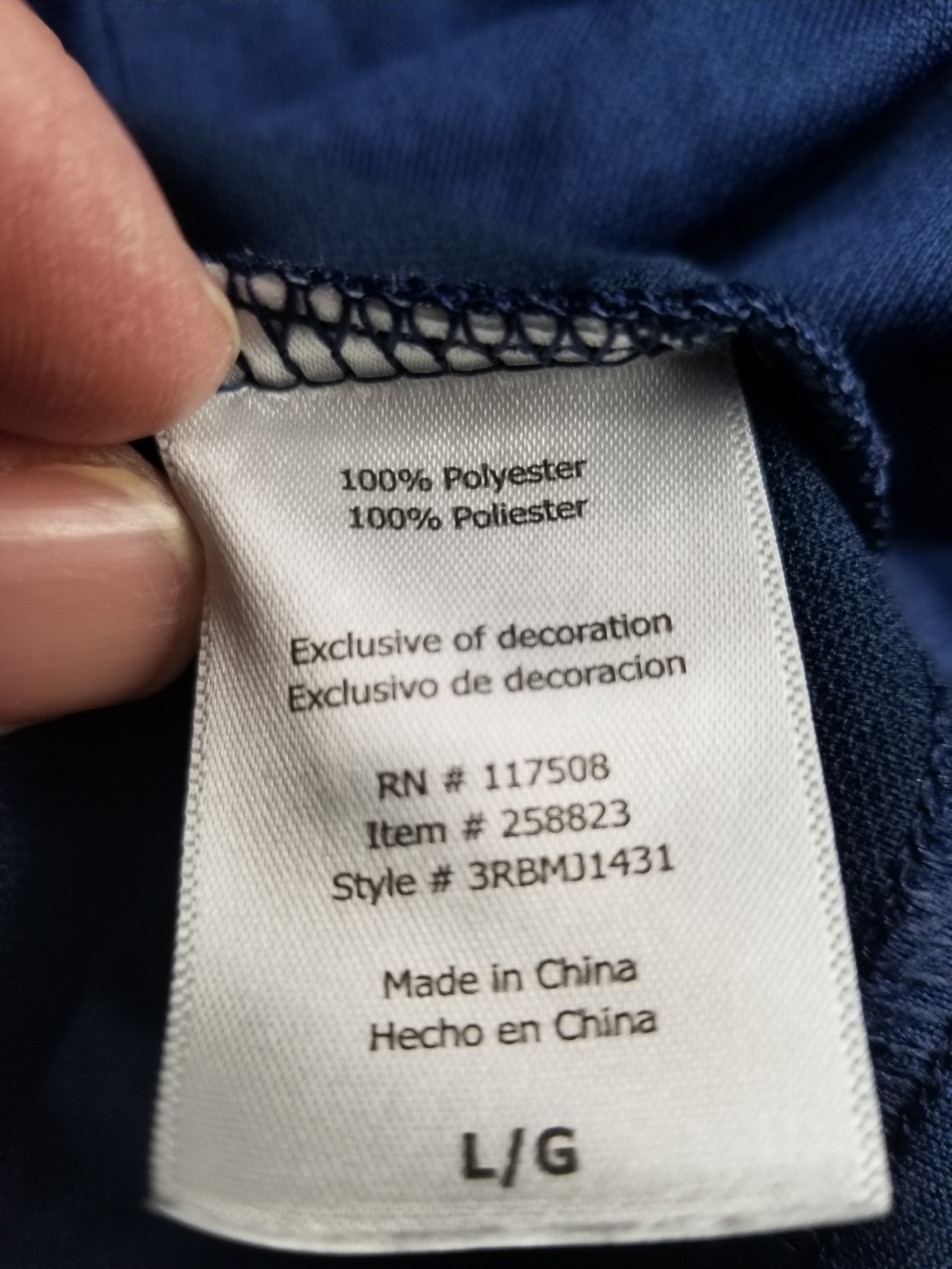 Reebok Pullover Jacket Half Zip Blue Active - image 8