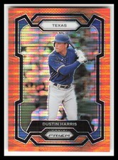 2024 Panini Prizm Prizms Orange Pulsar #31 Dustin Harris Serial #397/399