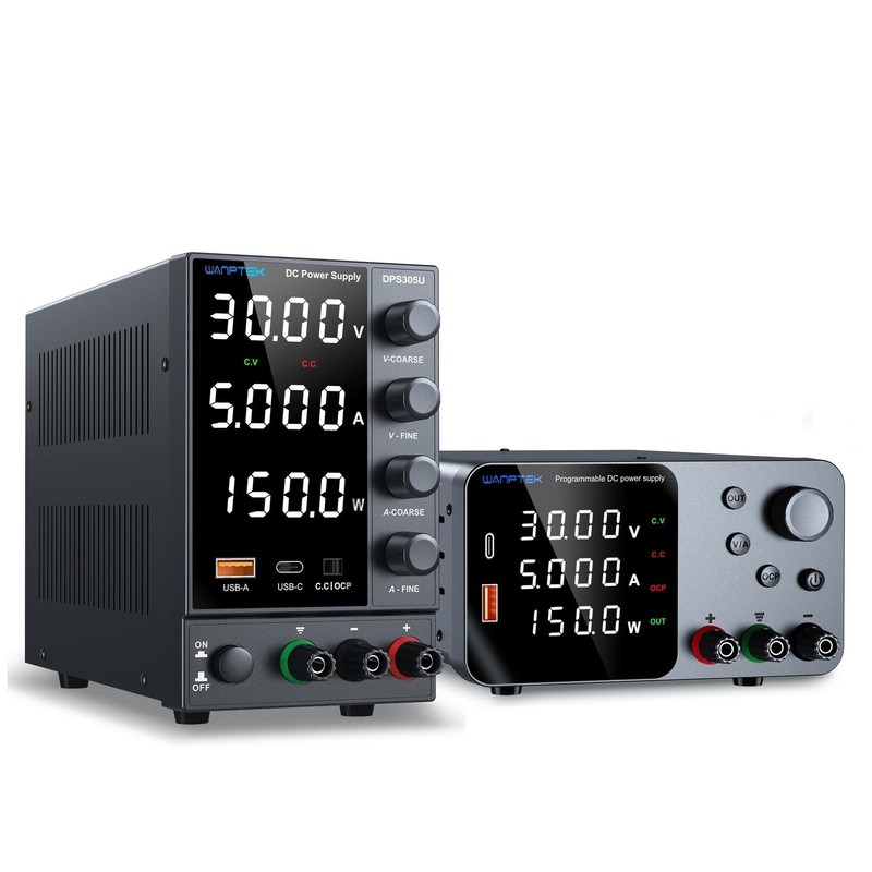 Lab Power Supply DC 0-30/60/120V 0-3/5/10A Adjustable Variable Bench Switching