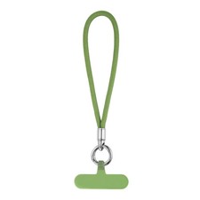 Hand Wrist Strap Phone Lanyard Cellphone Wrist Strap with Tab Green