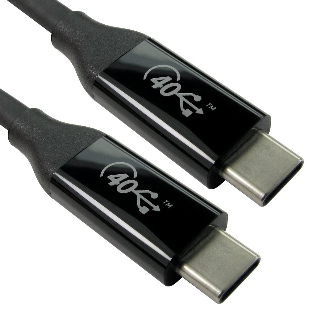 Cables Direct 0.8m Certified USB 40Gbps Cable - Retail Packaging