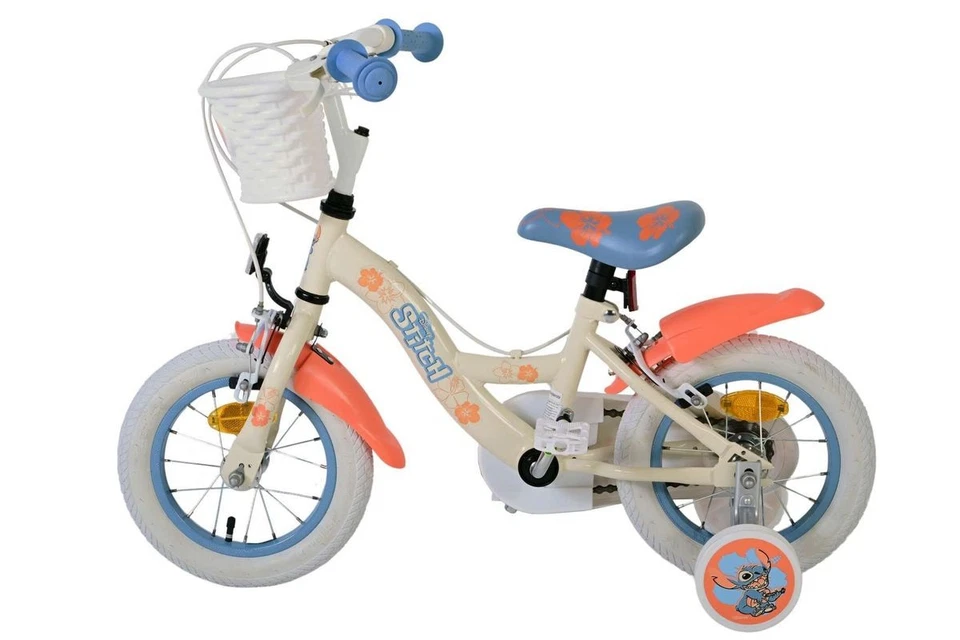12 Zoll Kinder Mädchen Fahrrad Rad Mädchenrad Mädchenfahrrad Bike Disney Stitch - Bild 4 von 4