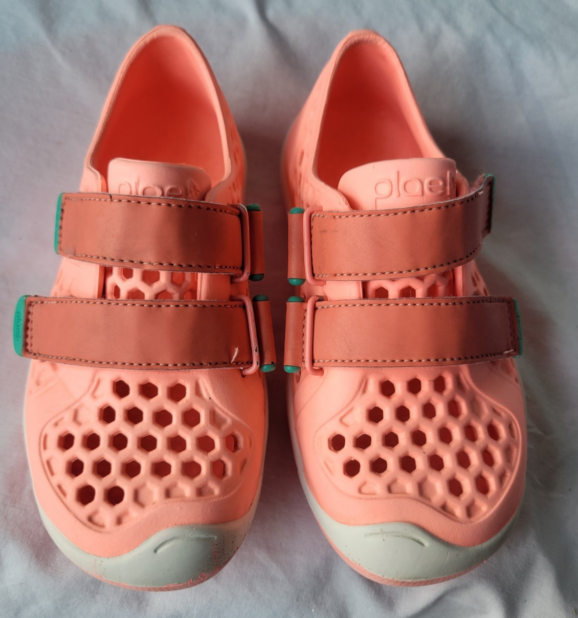 GIRLS PLAE MIMO PEACH PINK WHITE WATER SANDAL SHOE SNEAKER SIZE 11