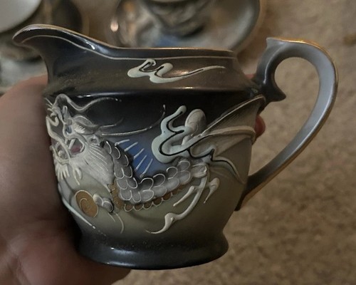 Vintage Japanese Dragon Tea Set - Foto 4 di 6