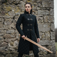 Medieval Cotton Gambeson Jacket, Quilted Armor Coat for LARP SCA Reenactment