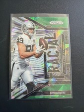 2025 Panini Prizm - Fractal Brock Bowers #6 Green Wave Prizm