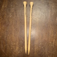 We Are Knitters 15mm/19 US Beechwood Straight Knitting Needles. New Handmade 