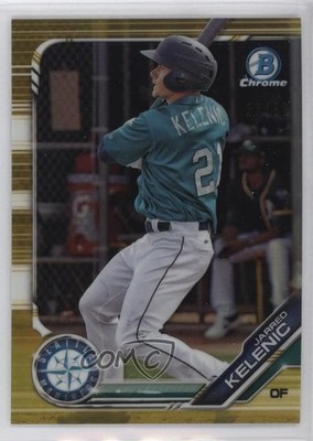 2019 Bowman Draft Chrome Gold Refractor 23/50 Jarred Kelenic #BDC-2 7qt