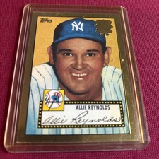 2002 Topps Allie Reynolds 1952 World Series Reprint Gold #67 - Yankees